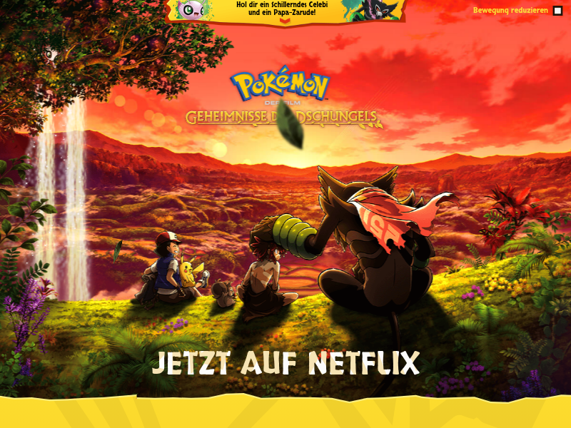 La película Pokémon Los secretos de la selva
