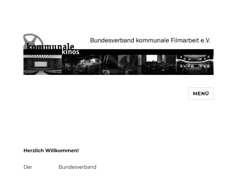 Kino am Fluss – VHS Edingen-Neckarhausen – Bundesverband kommunale Filmarbeit e.V. www.kommunale-kinos.de