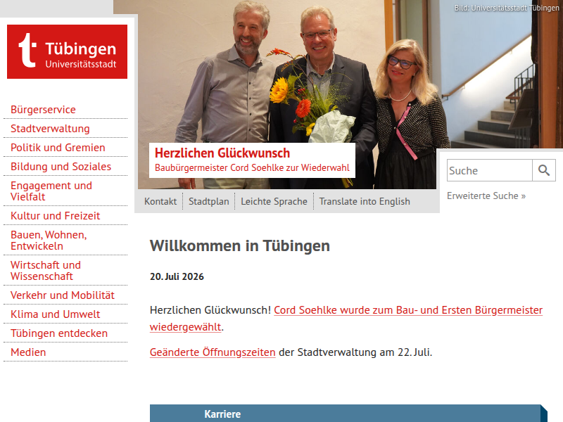 Sperrung am Bergfriedhof wegen Baumpflegearbeiten - Universitätsstadt Tübingen