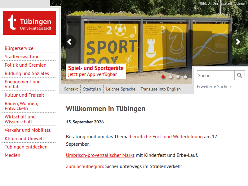 Livestream der nächsten Gemeinderatssitzungen - Universitätsstadt Tübingen