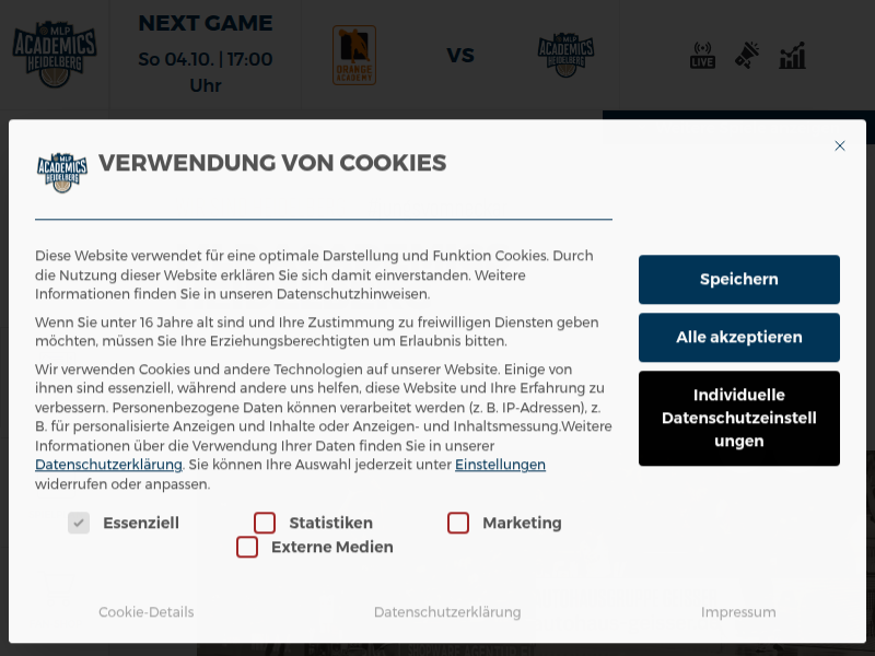 easyCredit BBL: S-Nation Media neuer Medienrechtepartner ab Spielzeit 2023/24 - MLP Academics Heidelberg