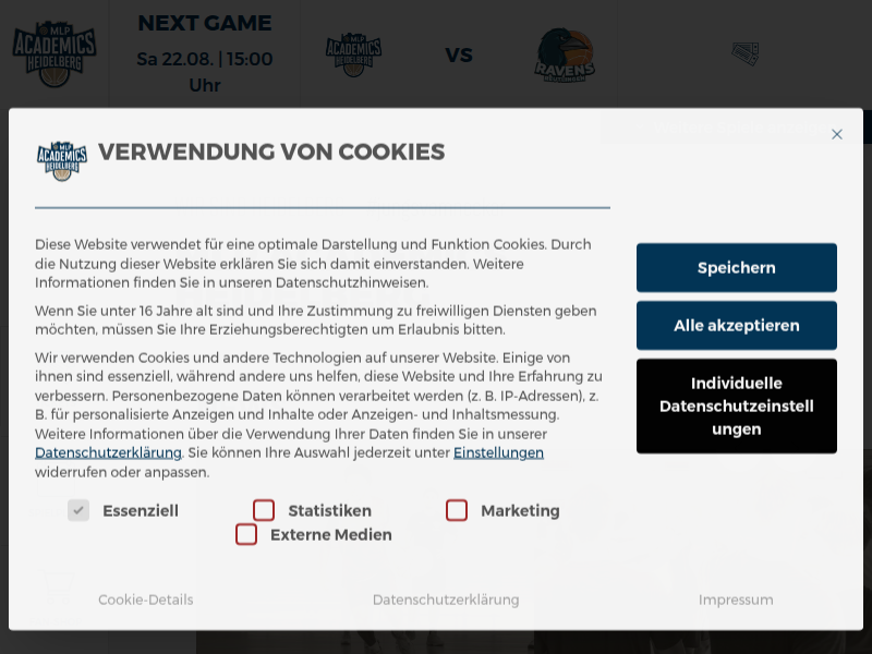 MLP Academics wollen gegen Rostock zurück in die Spur finden - MLP Academics Heidelberg