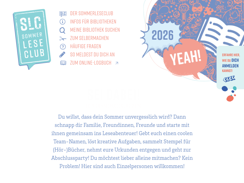 Sommerleseclub NRW: Infos zu deiner Bibliothek Kath. Öffentliche Bücherei St. Jakobus - Sommerleseclub 2025 – Die Sommeraktion eurer Stadtbücherei