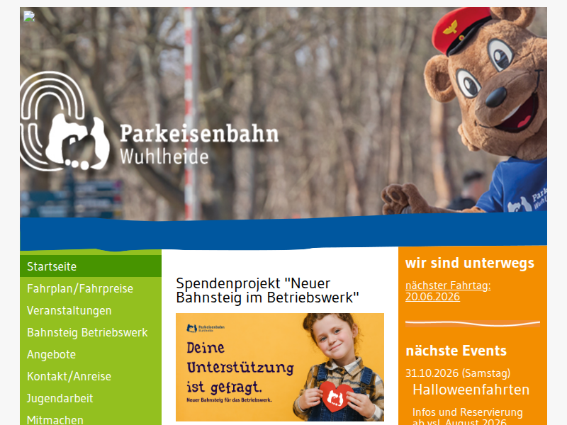 Parkeisenbahn aktuell Juni/Juli - Parkeisenbahn Wuhlheide