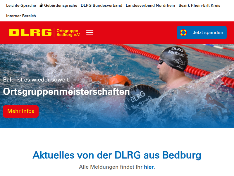 News | DLRG Ortsgruppe Bedburg e.V.