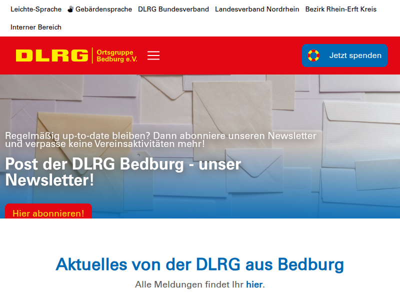 News | DLRG Ortsgruppe Bedburg e.V.
