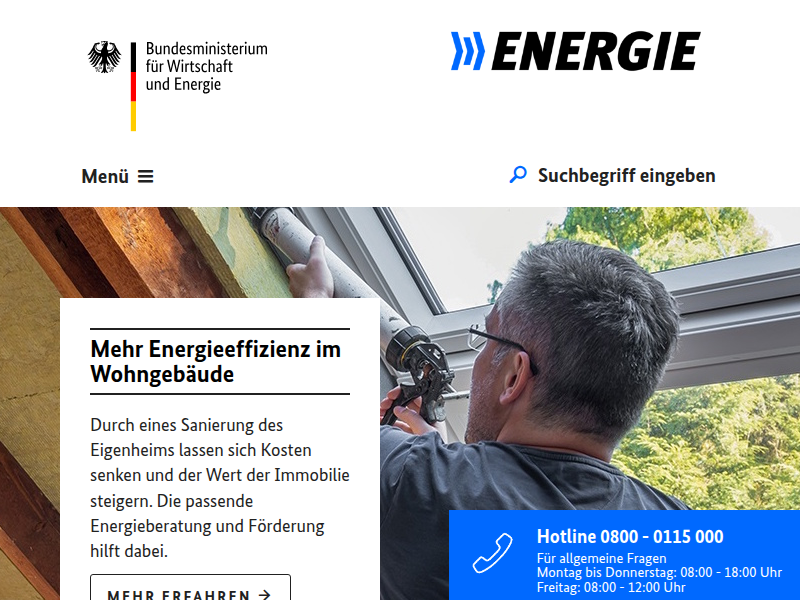 BMWE | „Stromspar-Check“ – Kosten sparen und das Klima schützen