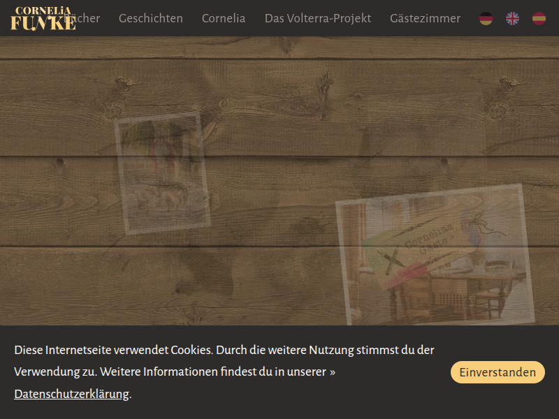 Richard Jones · Cornelia Funke – Die offizielle Homepage