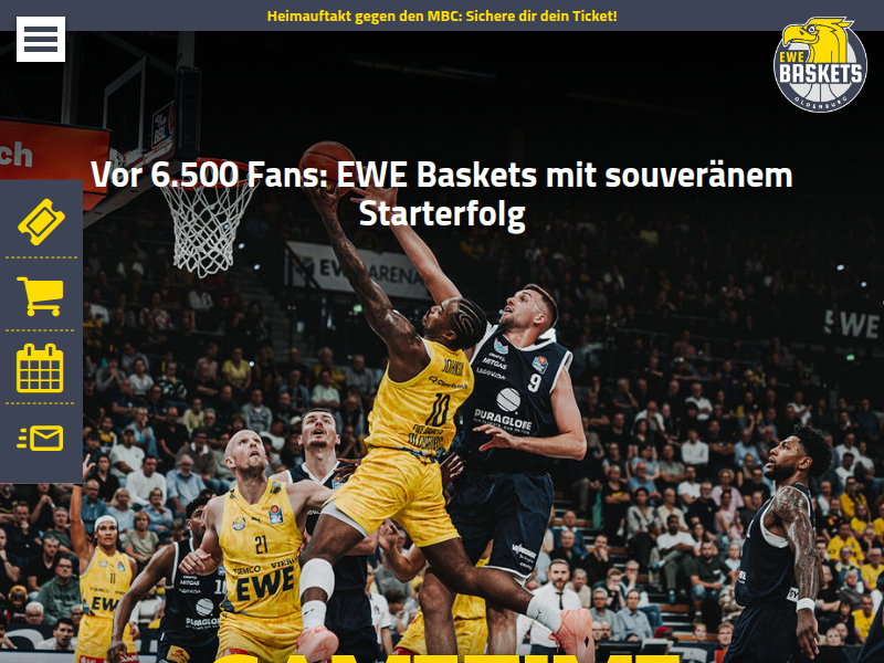 EWE Baskets Oldenburg - Gametime - Spielberichte - Vorbericht - ALBA BERLIN - EWE Baskets Oldenburg - Zu Gast in der Hauptstadt: Drittes Saisonduell gegen Berlin