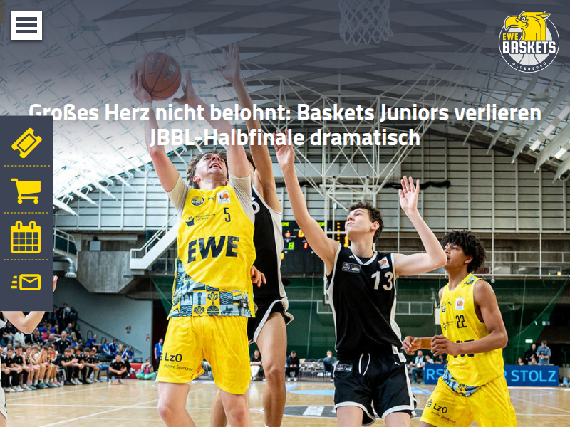EWE Baskets Oldenburg - News - Road to 4000: EWE Baskets begrenzen Zahl der Dauerkarten