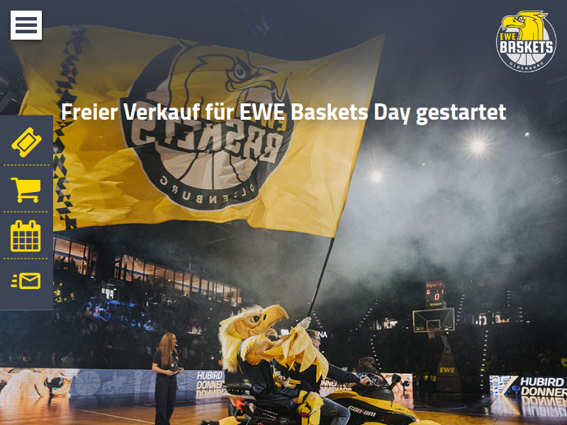 EWE Baskets Oldenburg - Gametime - Spielberichte - Spielbericht - EWE Baskets Oldenburg - s.Oliver Würzburg 109:93 - Paulding-Gala führt zum Sieg in 100. Hauptrundenheimspiel in Großer EWE Arena