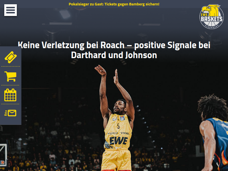 EWE Baskets Oldenburg - News - Auf Sardinien zurück in die Erfolgsspur