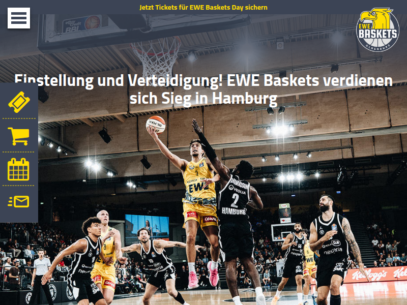 EWE Baskets Oldenburg - News - EuroCup-Auslosung: EWE Baskets in Gruppe D gegen drei Ex-Euroleague-Teams