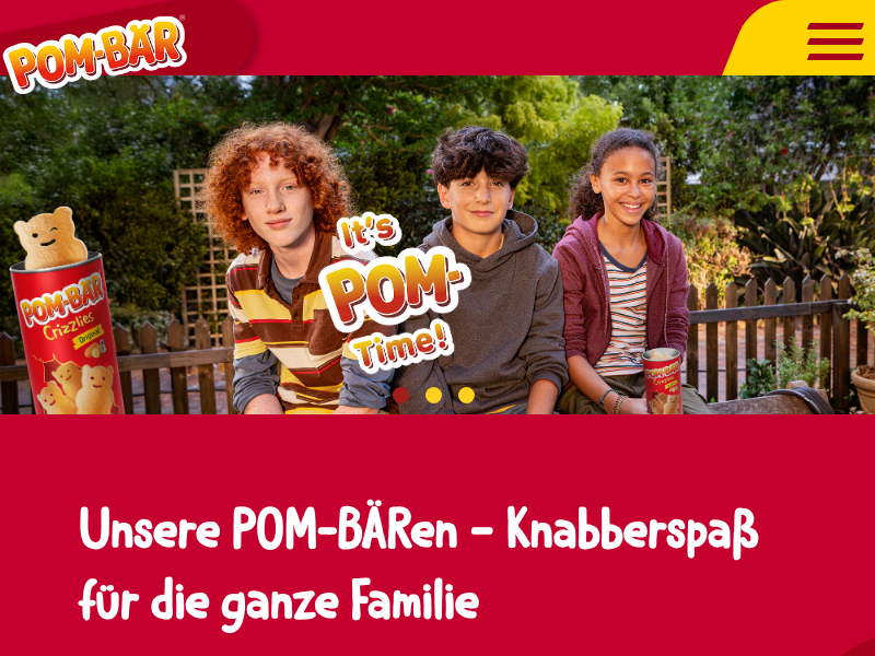 POM-BÄR Sour Cream: der milde Snack – glutenfrei & veggie | POM-BÄR
