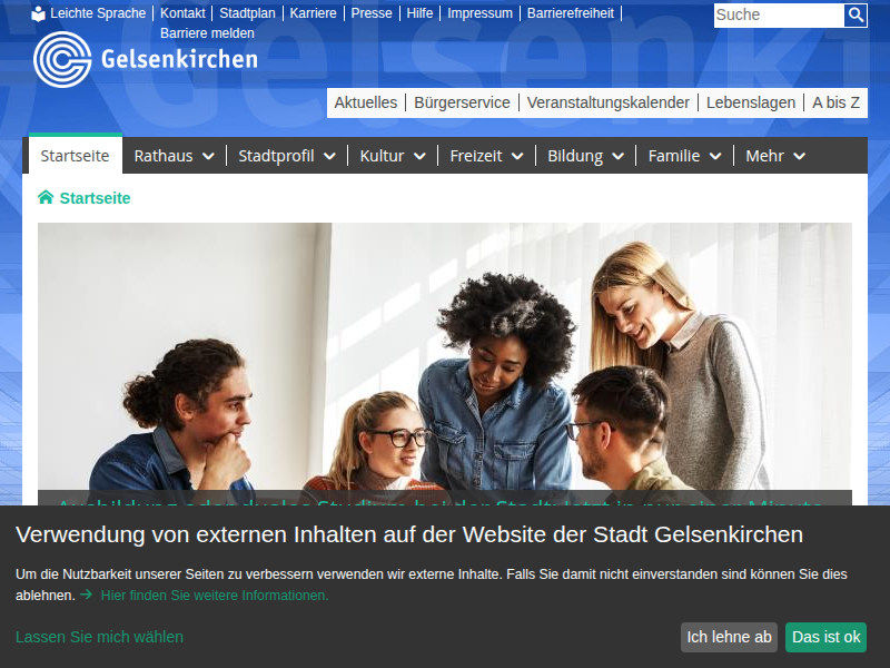www.gelsenkirchen.de - Karte Details