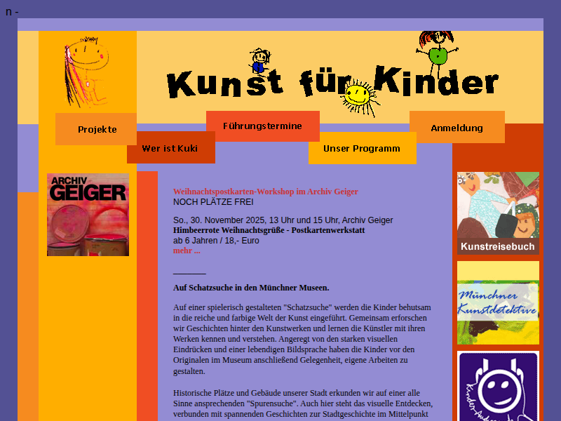 Kunst für Kinder. Auf Schatzsuche in den Münchner Museen.