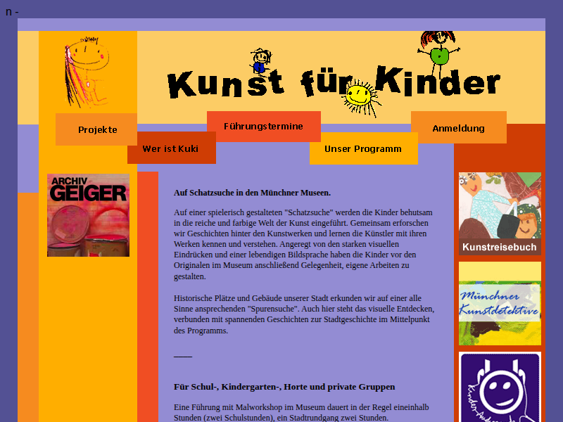 Kunst für Kinder. Auf Schatzsuche in den Münchner Museen.