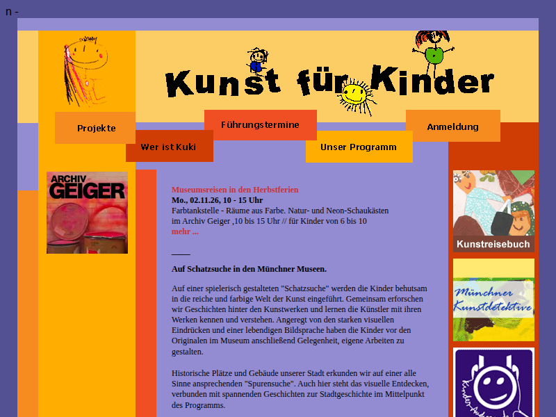 Kunst für Kinder. Auf Schatzsuche in den Münchner Museen.