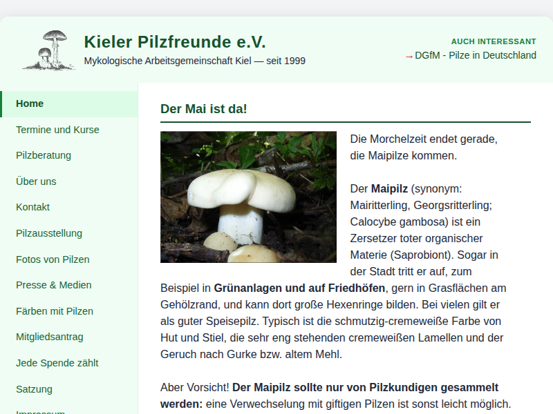 - Kieler Pilzfreunde
