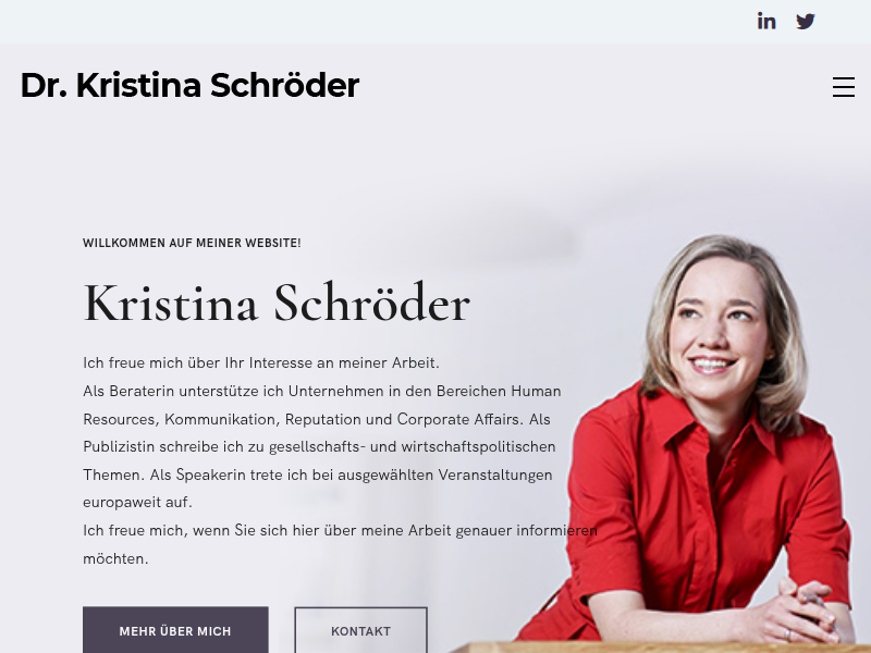 Publizistin – Dr. Kristina Schröder