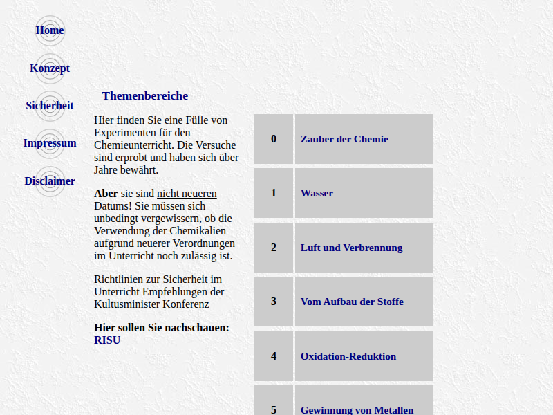chemieexperimente.de → Entsorgung