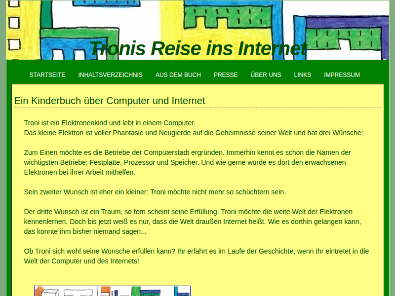 Tronis Abenteuer im Internet