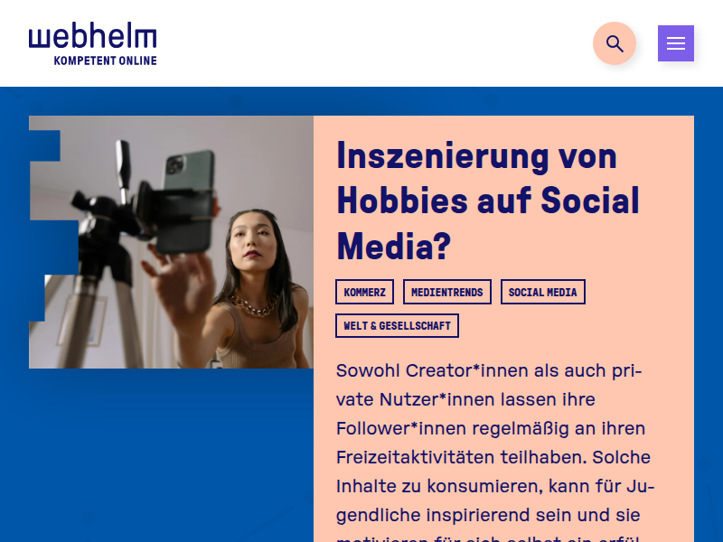Kindgerechte Apps – webhelm