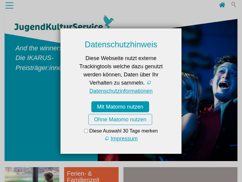 Besucherförderung in Kindertheatern und Jugendtheatern