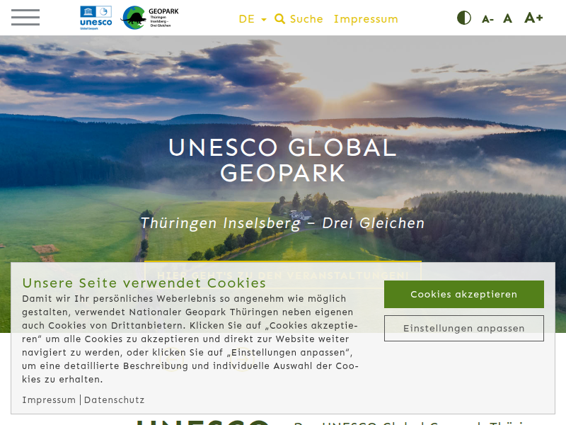 Stadt Steinbach-Hallenberg ist neues Geopark-Mitglied