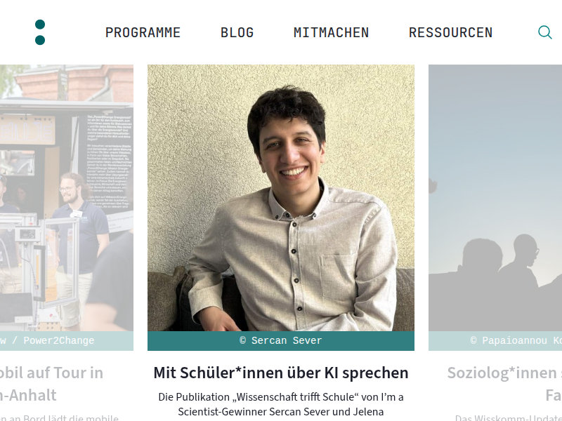 #beratung | Wissenschaft im Dialog