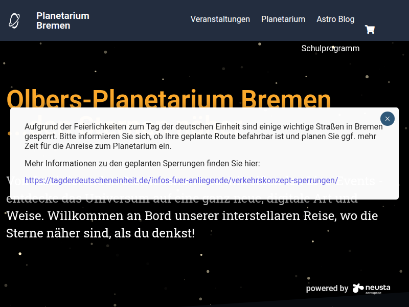 Astro Blog – Planetarium Bremen