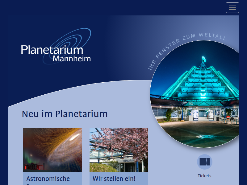 Heinz-Haber-Vorlesung ǀ Planetarium Mannheim