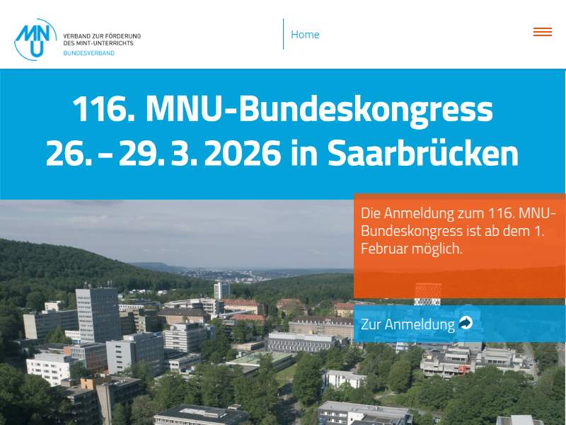 MNU - Verband zur Förderung des MINT-Unterrichts – Rückblick auf die JuLe-Tagung 2018