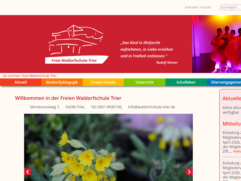 Demonstrieren für Klima und Frieden | Freie Waldorfschule Trier