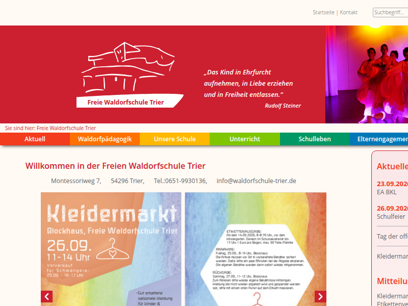 Frühjahrskonzert unserer Schulorchester | Freie Waldorfschule Trier