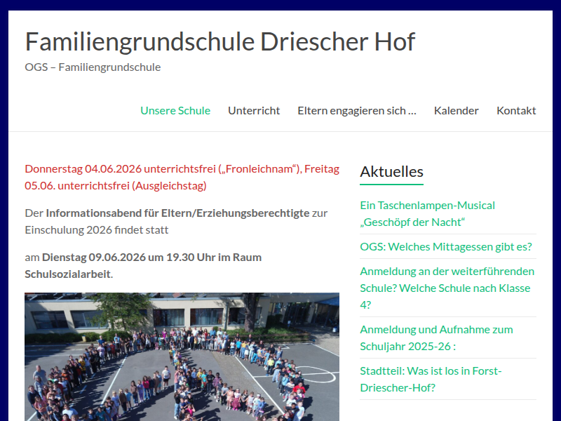 Welch ein Zirkus in der Schule! - Familiengrundschule Driescher Hof