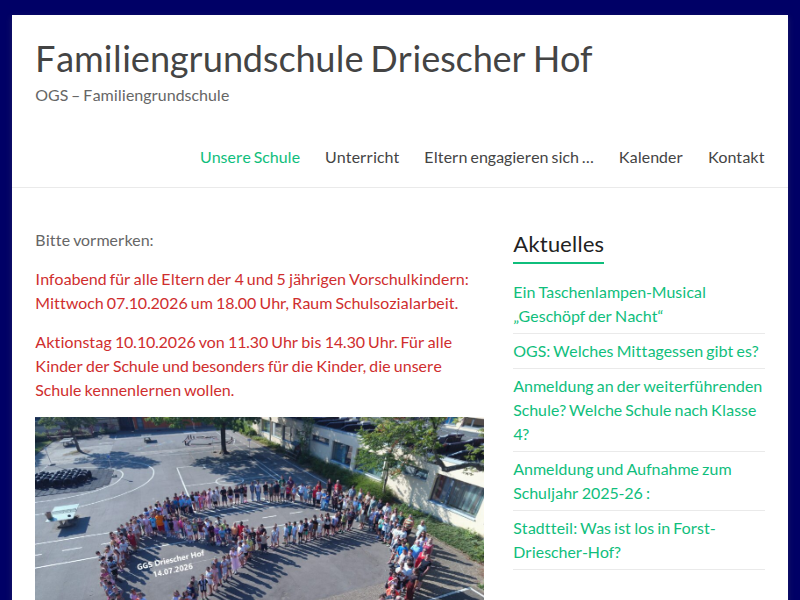 Welch ein Zirkus in der Schule! - Familiengrundschule Driescher Hof