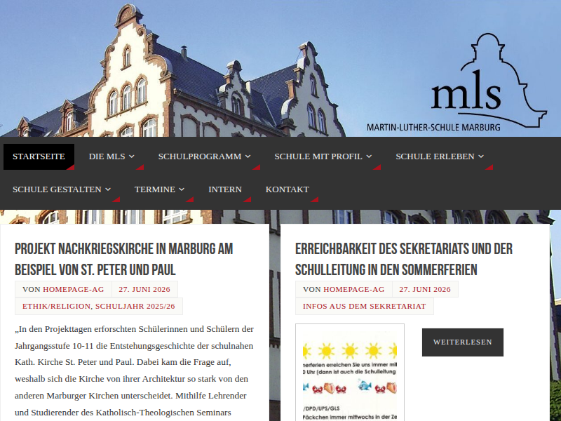 UK-German Connection „Seas and oceans“ – Martin-Luther-Schule Marburg