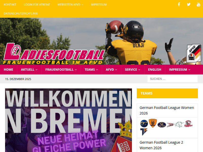 Saison – Ladiesfootball