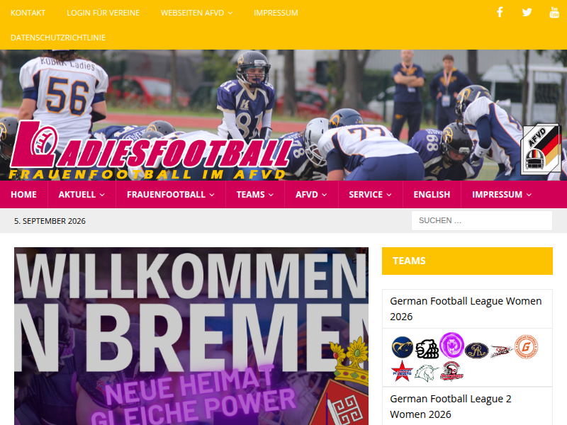 Verein – Ladiesfootball
