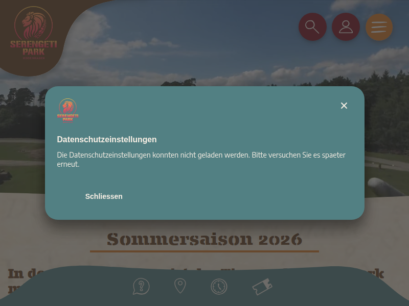 Günstige Gruppentickets für den Serengeti-Park - Serengeti Park