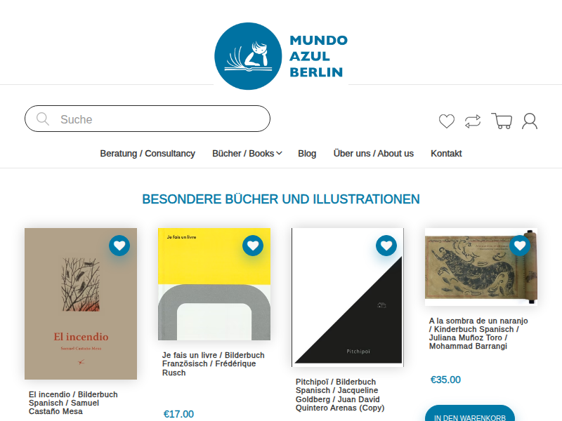 "Eine Geschichte ohne Ende" Marcelo Pimentel / Kinderbuch Deutsch – mundo azul