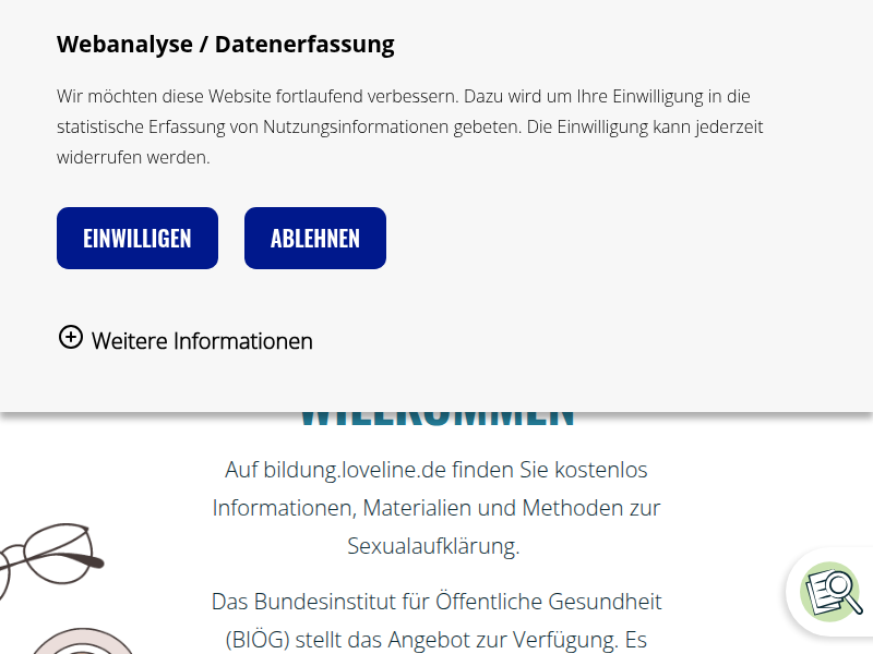 Material Einzelseite - bildung.loveline.de