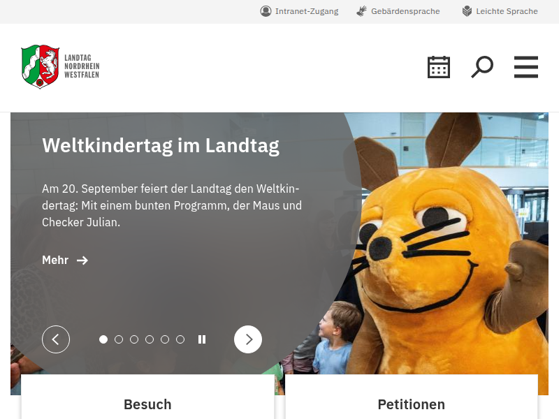 Landtag NRW: Ausstellung des Landessportbundes Nordrhein-Westfalen im Landtag