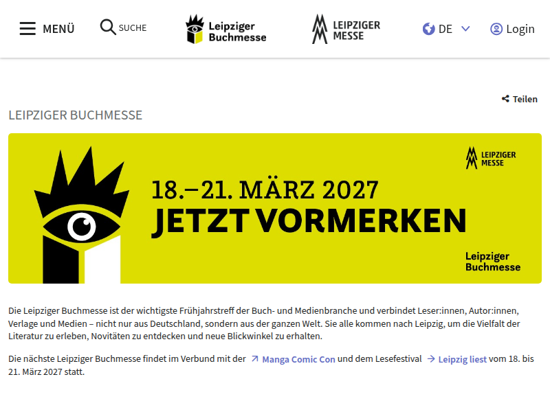 Leipziger Buchmesse: Highlights am 21. März 2024 | Leipziger Buchmesse