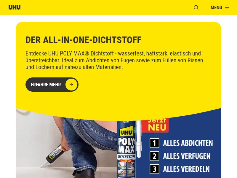 UHU | Klebstoffarten