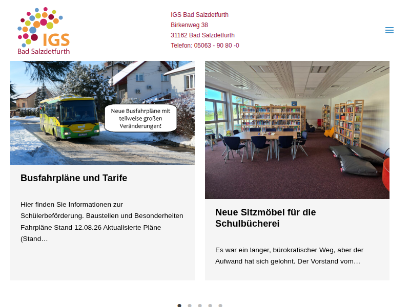 Lesung von Hans-Jürgen Feldhaus - IGS Bad Salzdetfurth
