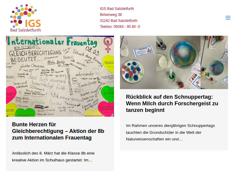 Regeln für ein gutes Zusammenleben an unserer Schule - IGS Bad Salzdetfurth