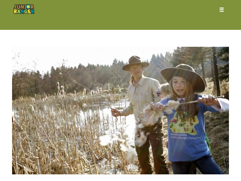 Junior Ranger - Bildungs- und Freizeitangebot in den deutschen Nationalparken, Biosphärenreservaten und Naturparken.