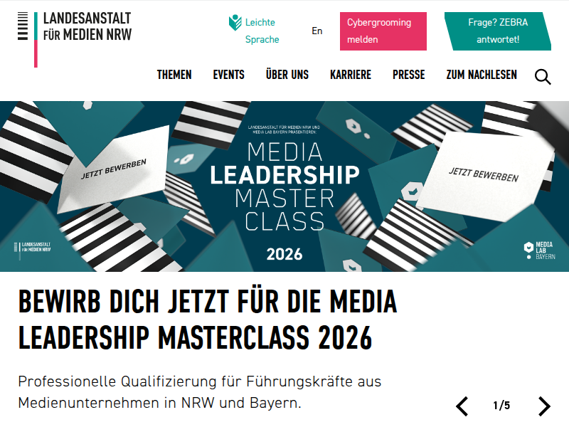 Die Medienkommission - Landesanstalt für Medien NRW